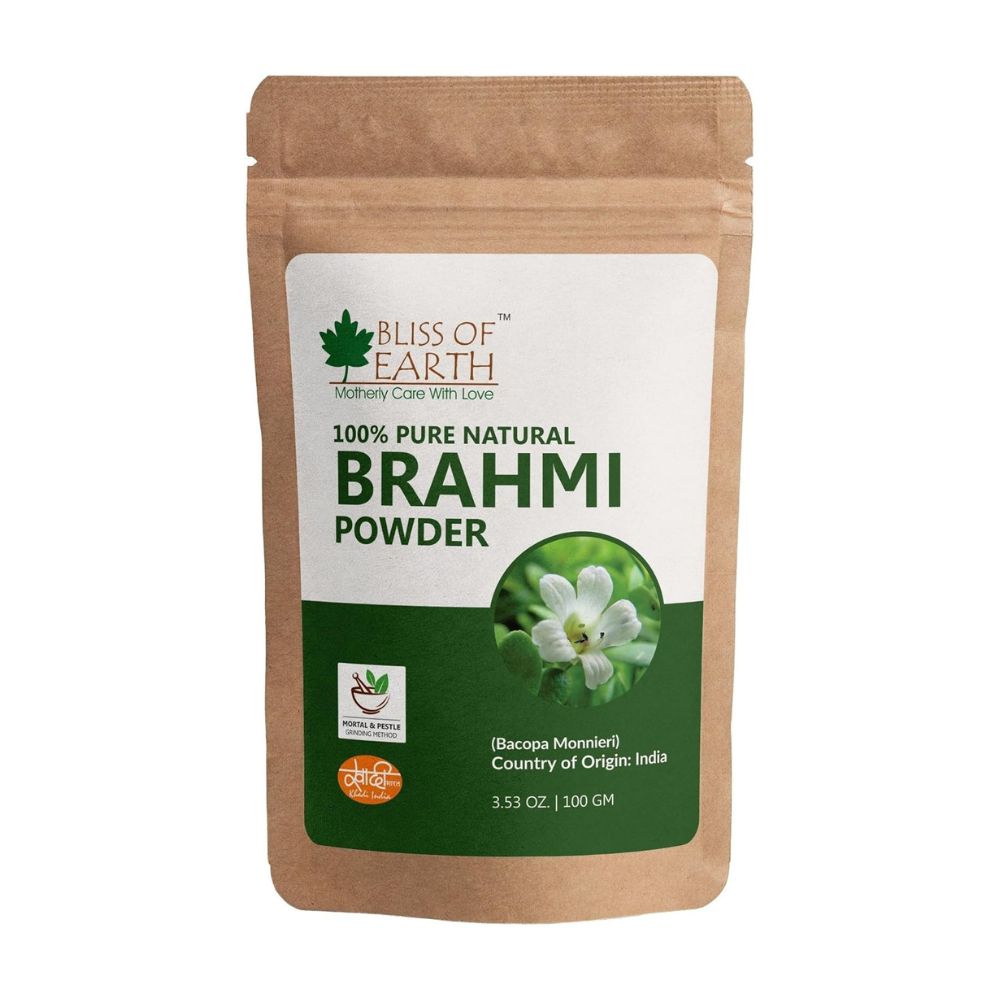 Bliss of Earth 100% Pure Natural Brahmi Powder - Indyancart