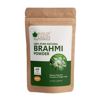 Bliss of Earth 100% Pure Natural Brahmi Powder - Indyancart