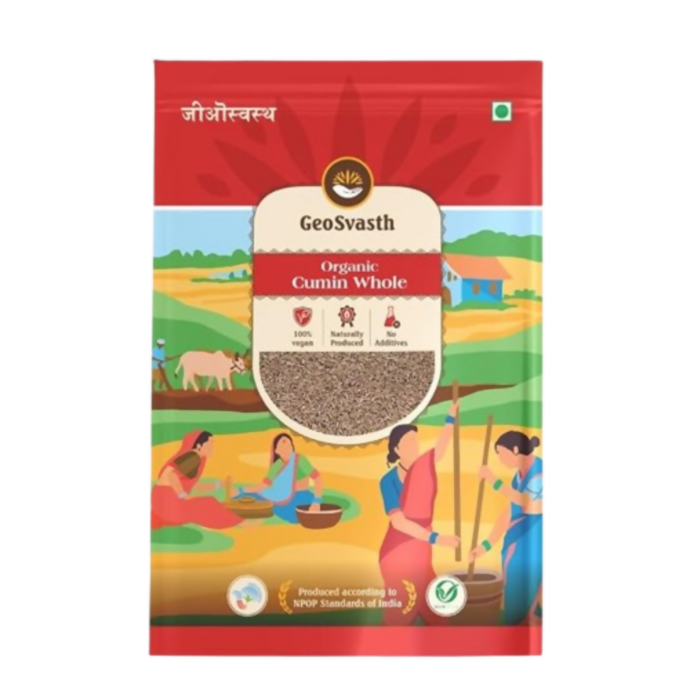 GeoSvasth Organic Whole Cumin Seeds