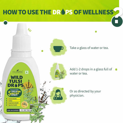 Neuherbs Wild Tulsi Drops