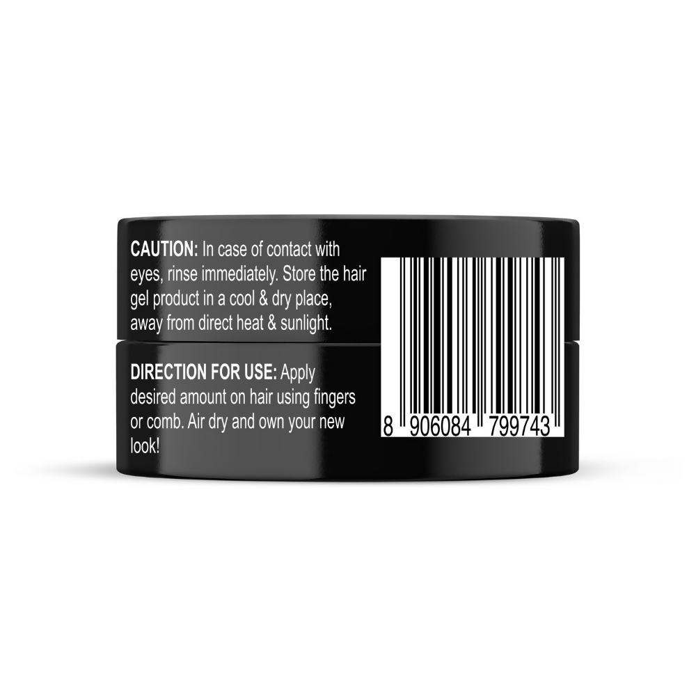 Men's temporary metallic red hair color from Beardo Dye Hard, showcasing vibrant red hair with a shiny metallic finish.