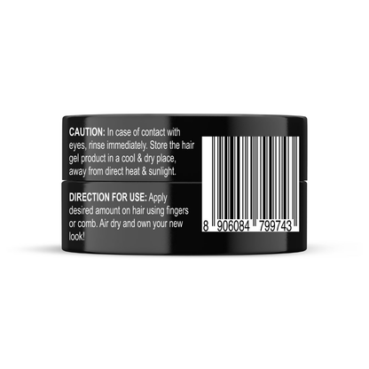 Men's temporary metallic red hair color from Beardo Dye Hard, showcasing vibrant red hair with a shiny metallic finish.