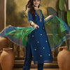Dhiyona SN Women's Embroidered Sequence Kurta Trousers with Dupatta