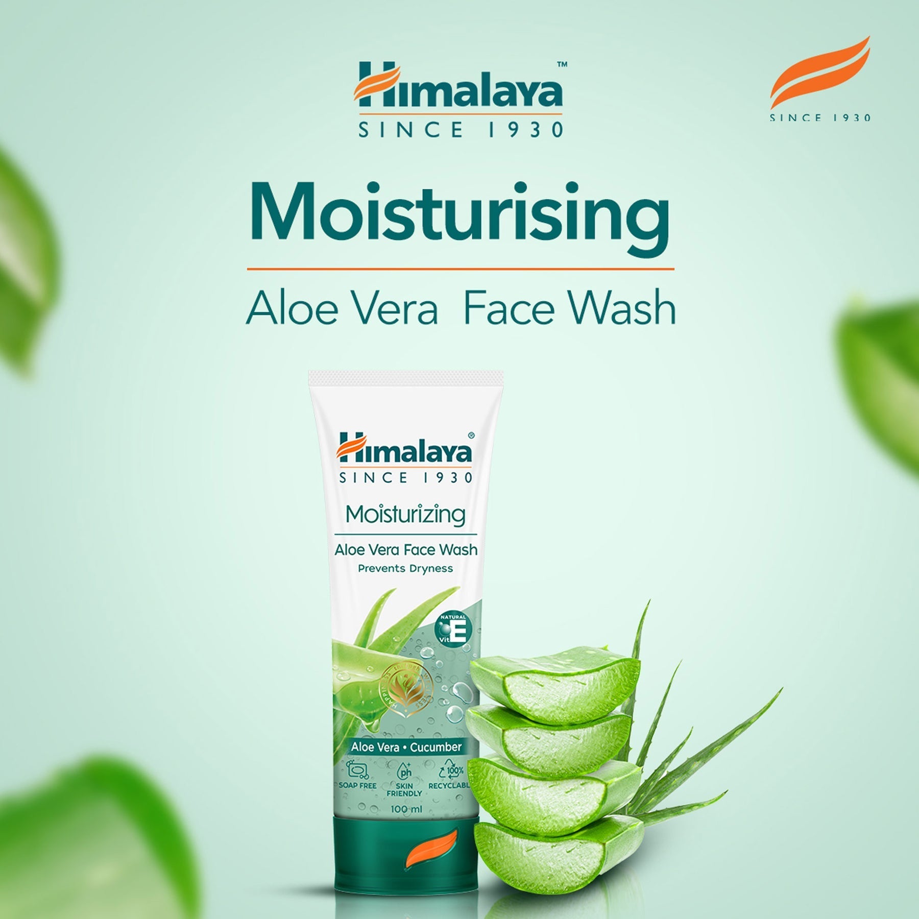 Himalaya Herbals Moisturizing Aloe Vera Face Wash - Indyancart