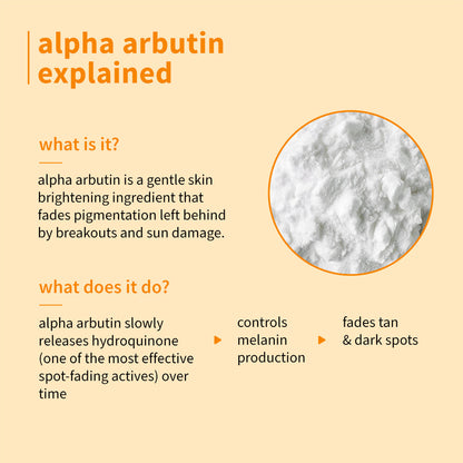 2% Alpha Arbutin & Hyaluronic Acid Tan Fading Face Serum For All Skin Types