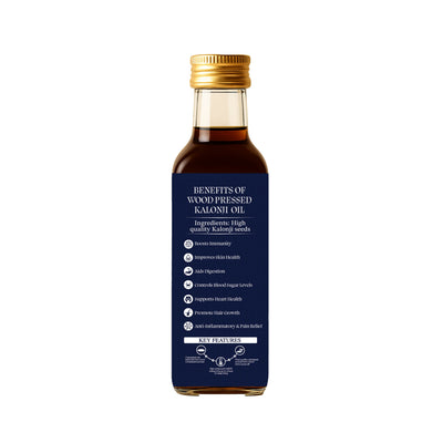 Dorjee Wellness Wood Pressed Kalonji (Black Seed) Oil