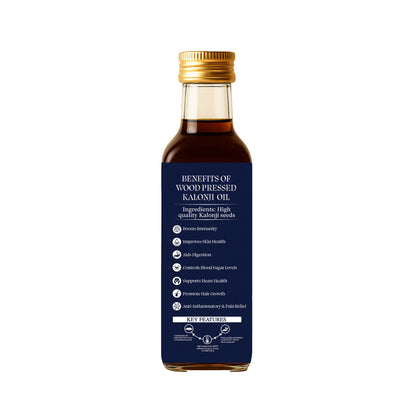 Dorjee Wellness Wood Pressed Kalonji (Black Seed) Oil