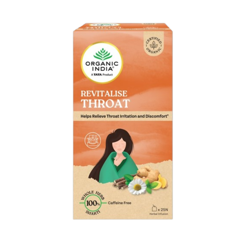 Organic India Revitalise Throat Teabags