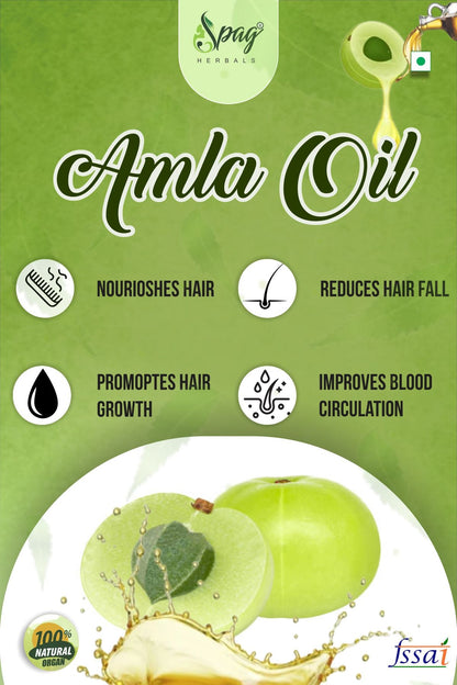 Spag Herbals Amla Oil For Hair & Skin Care - Indyancart