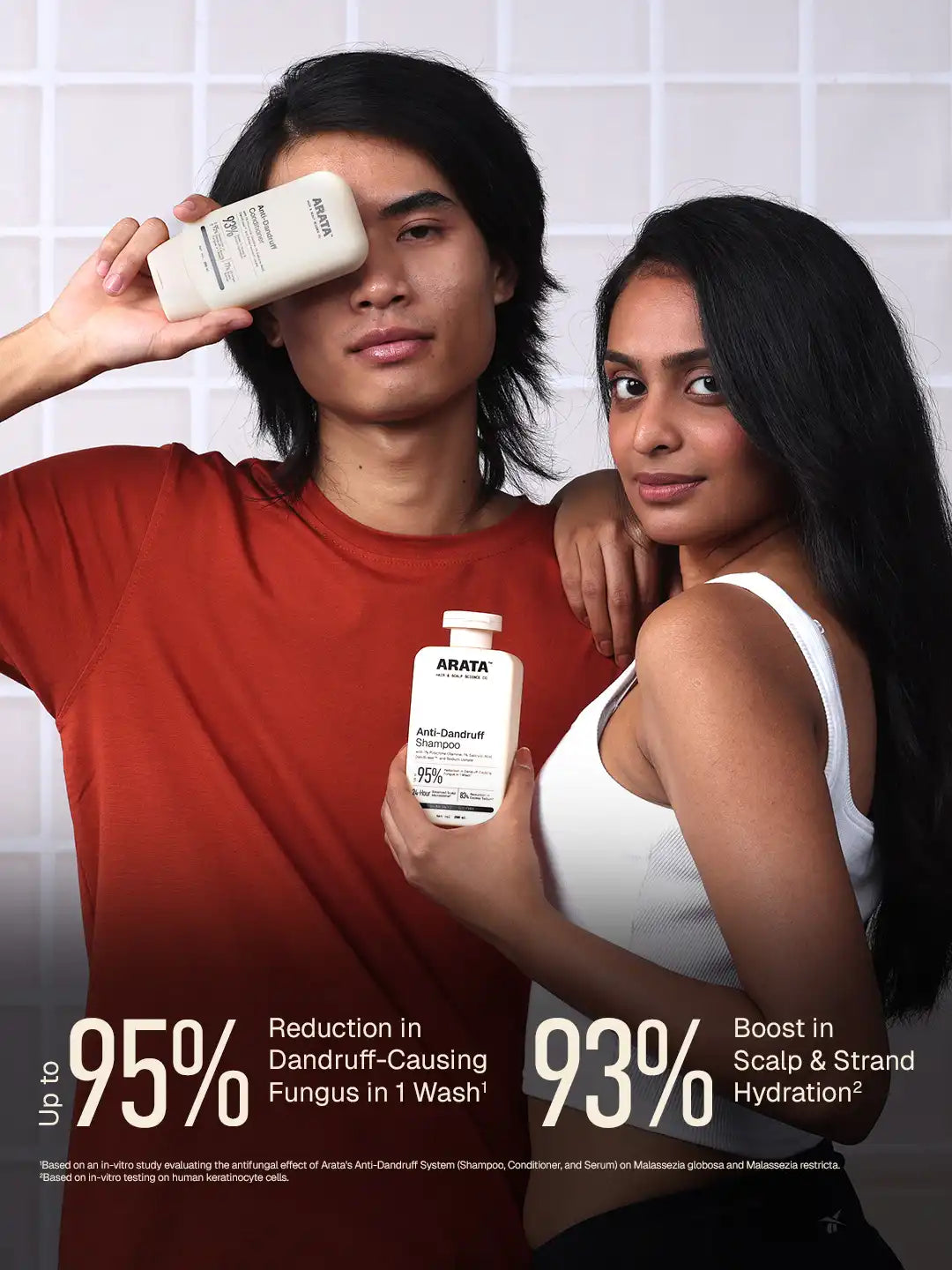Arata Anti-Dandruff Shampoo & Conditioner Combo