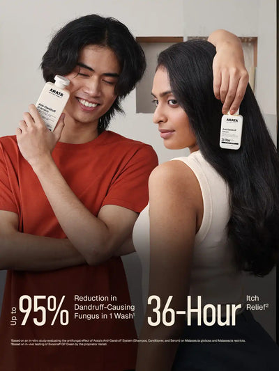 Arata Anti-Dandruff Shampoo & Serum Combo