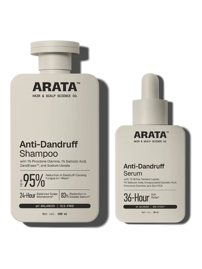 Arata Anti-Dandruff Shampoo & Serum Combo