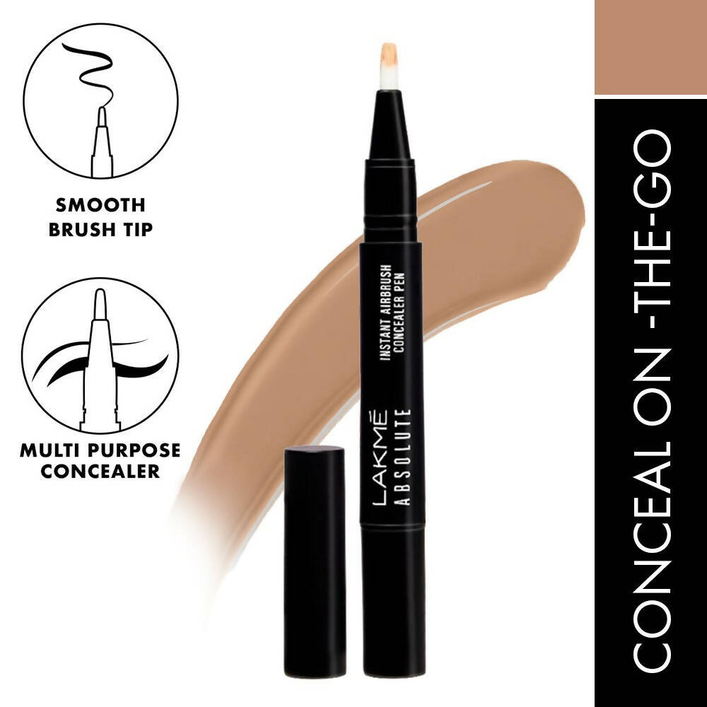 Lakme Absolute Instant Airbrush Concealer Pen - Sand - Indyancart