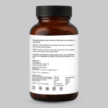 GATACA Apigenin - 50 mg Capsules for Better Sleep, More Focus, More Life