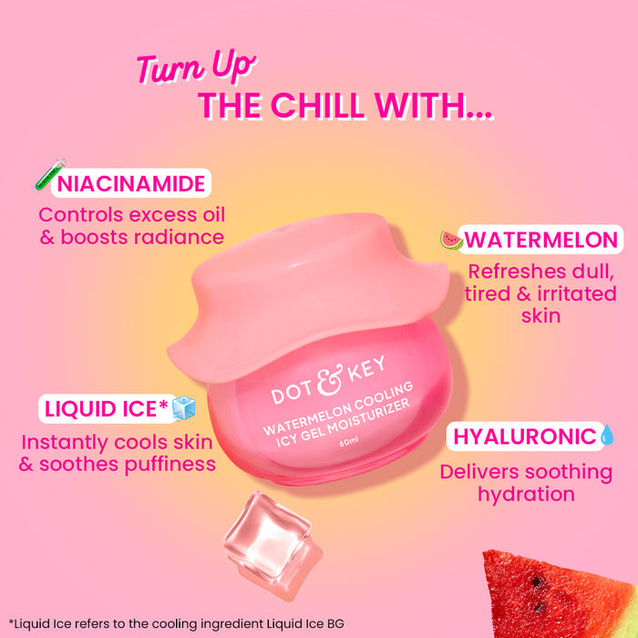 Dot & Key Watermelon Cooling Icy Gel Moisturizer With Hyaluronic