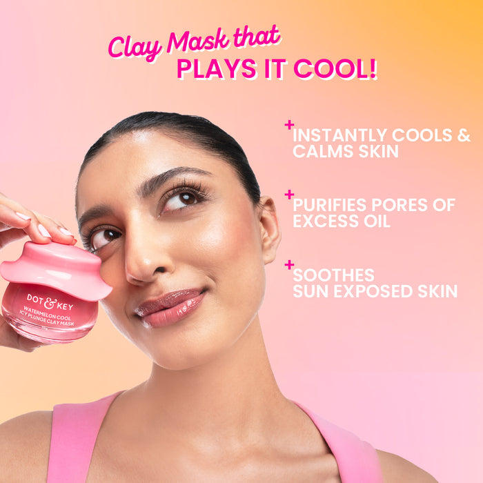 Dot & Key Watermelon Cool Icy Plunge Clay Mask