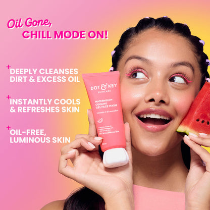 Dot & Key Watermelon Gel Face Wash(100g), Pack of 2