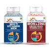 Dr Morpen Iron & Zinc + Multivitamin Men Tablets Combo