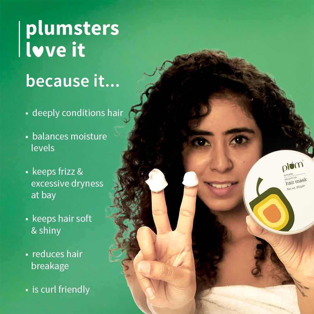 Plum Goodness Avocado Nourish-Up Hair Mask