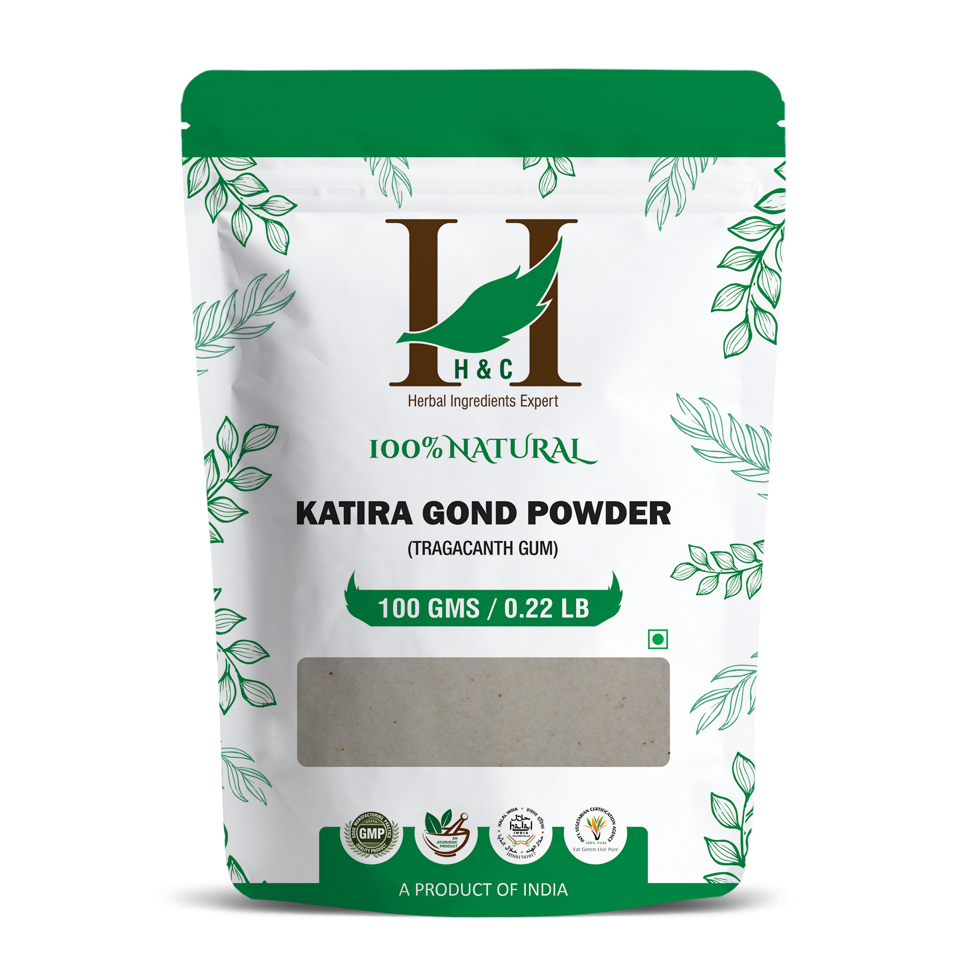 H&C Herbal Katira Gond Powder - Indyancart
