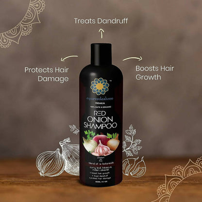 Ayurvedashree Red Onion Shampoo For Growth