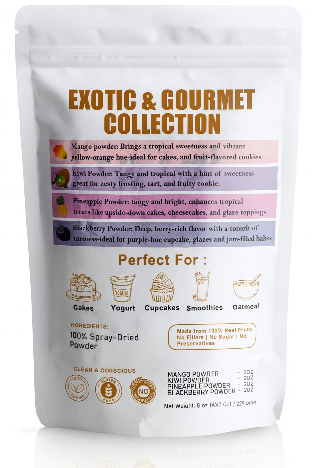 Confect Exotic & Gourmet Collection | Fruit Powder Combo