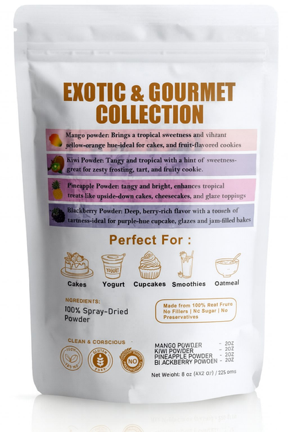 Confect Exotic & Gourmet Collection | Fruit Powder Combo
