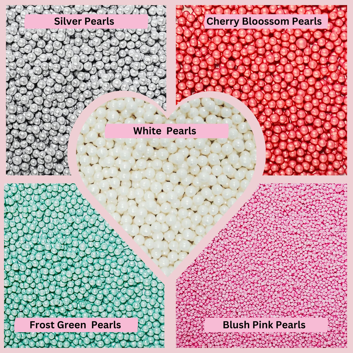 Confect Mermaid Disco Balls Assorted Sprinkles (DB-08)