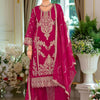 Dhiyona IE Women Ethnic Motifs Embroidered Kurta with Trousers & Dupatta