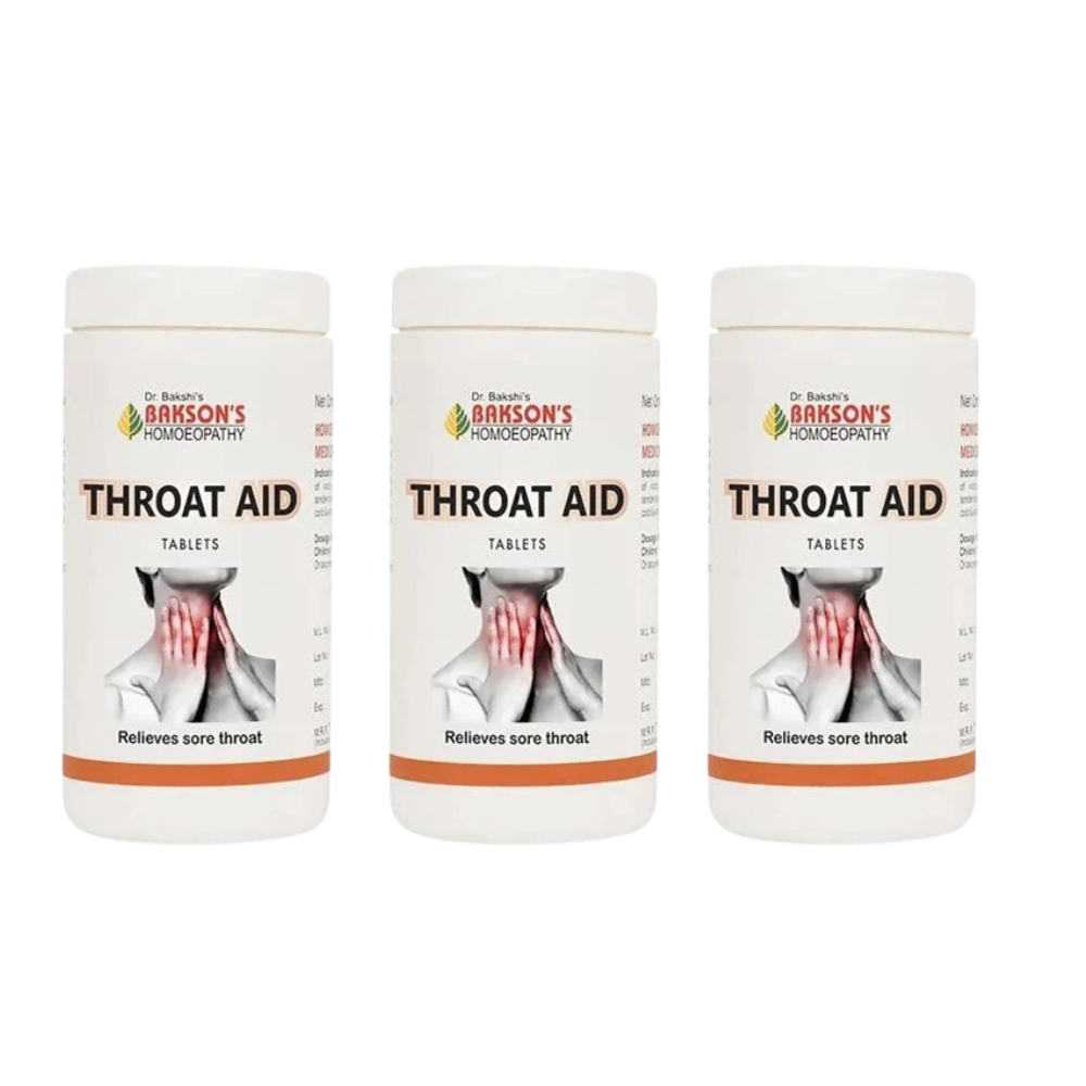 Bakson's Homeopathy Throat Aid Tablets