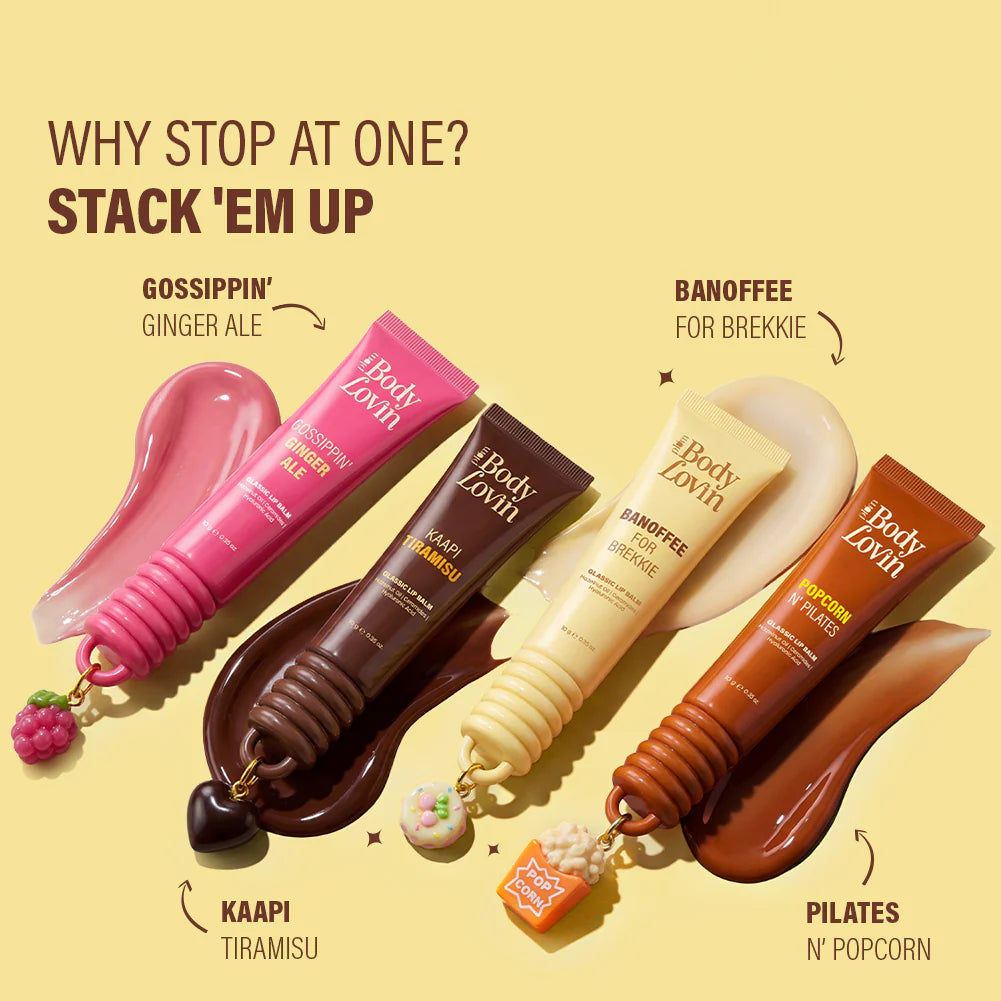 Plum Goodness Banoffee for Brekkie Glassic Lip Balm by BodyLovin'