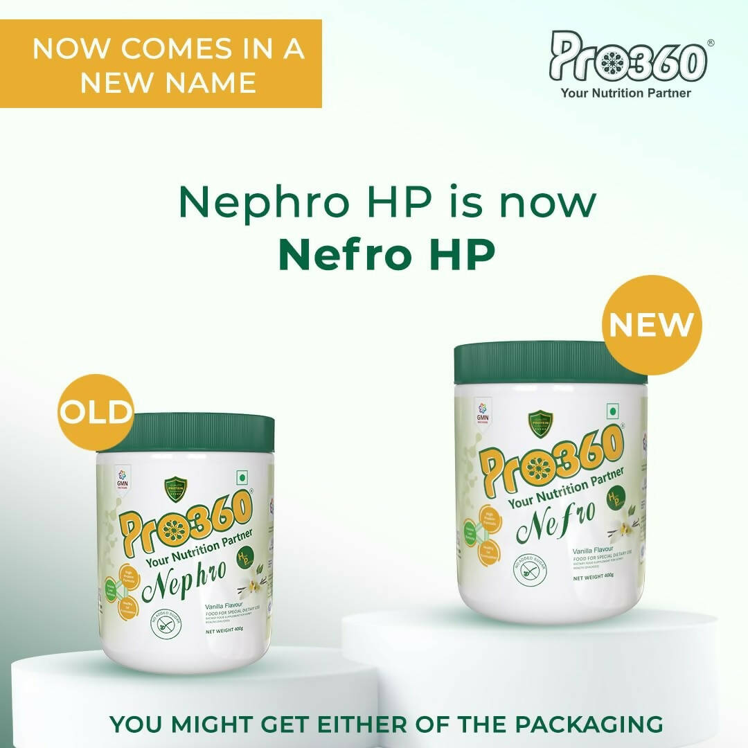 Pro360 Nefro (fka Nephro) HP - Dialysis Care Nutritional Supplement Powder - Indyancart