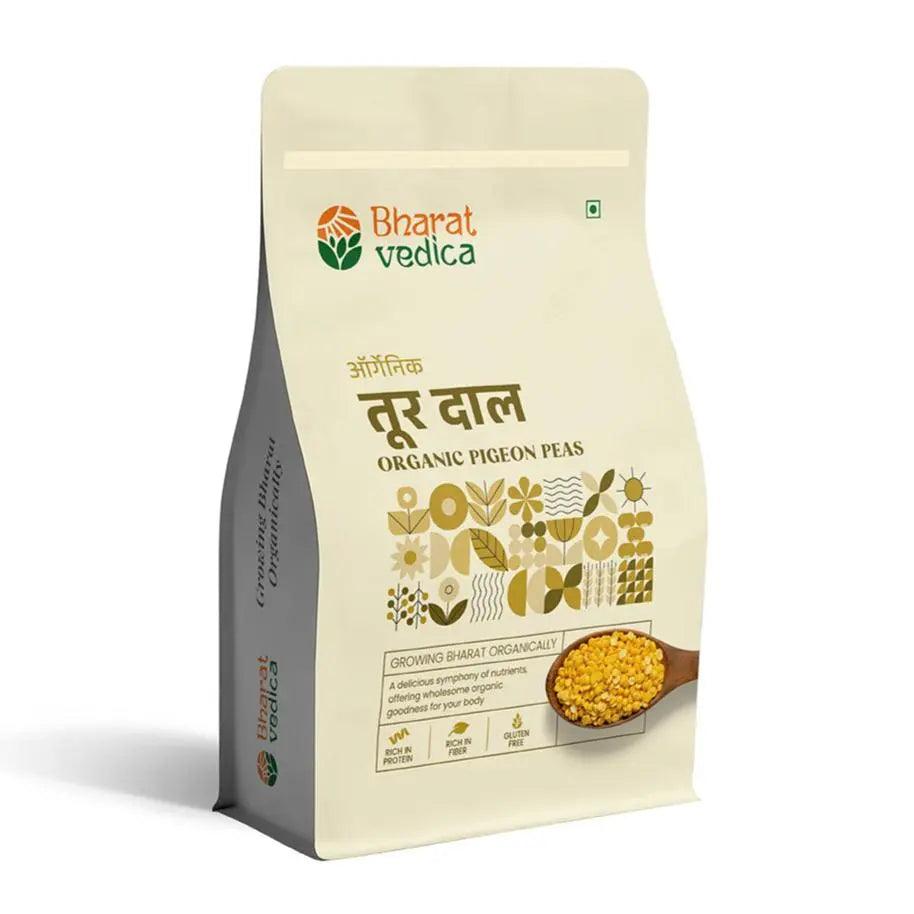Bharat Vedica Organic Pigeon Peas - Organic Toor Dal
