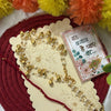 Dhiyona Set Of 2 Pearls Gold Toned Bhaiya Bhabhi Rakhi With Roli Chawal Chandan Mishri