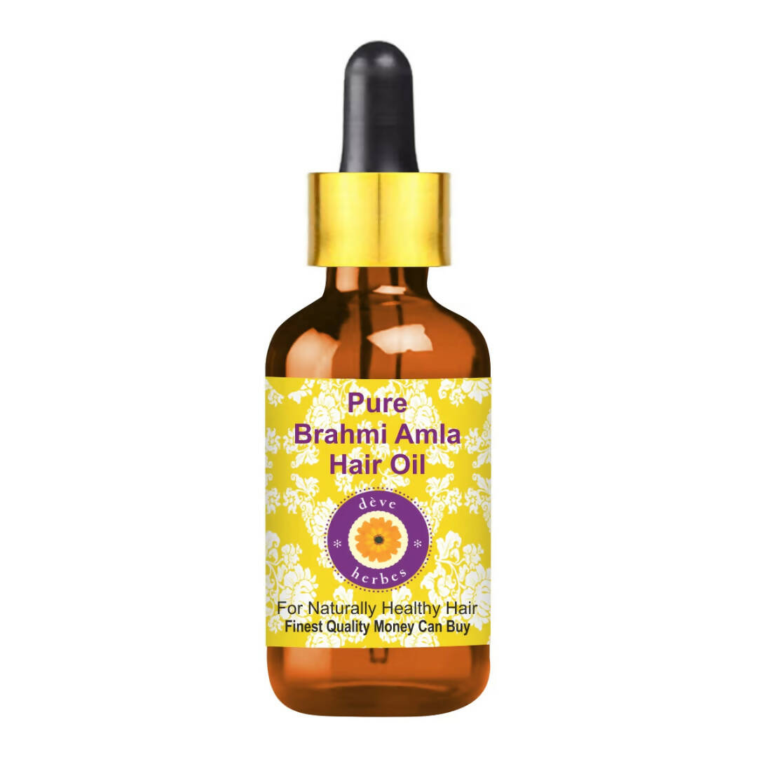 Deve Herbes Pure Brahmi Amla Hair Oil
