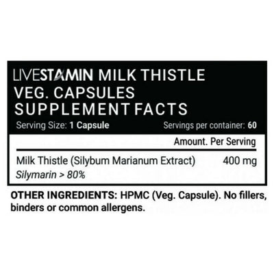 Livestamin Milk Thistle Capsules