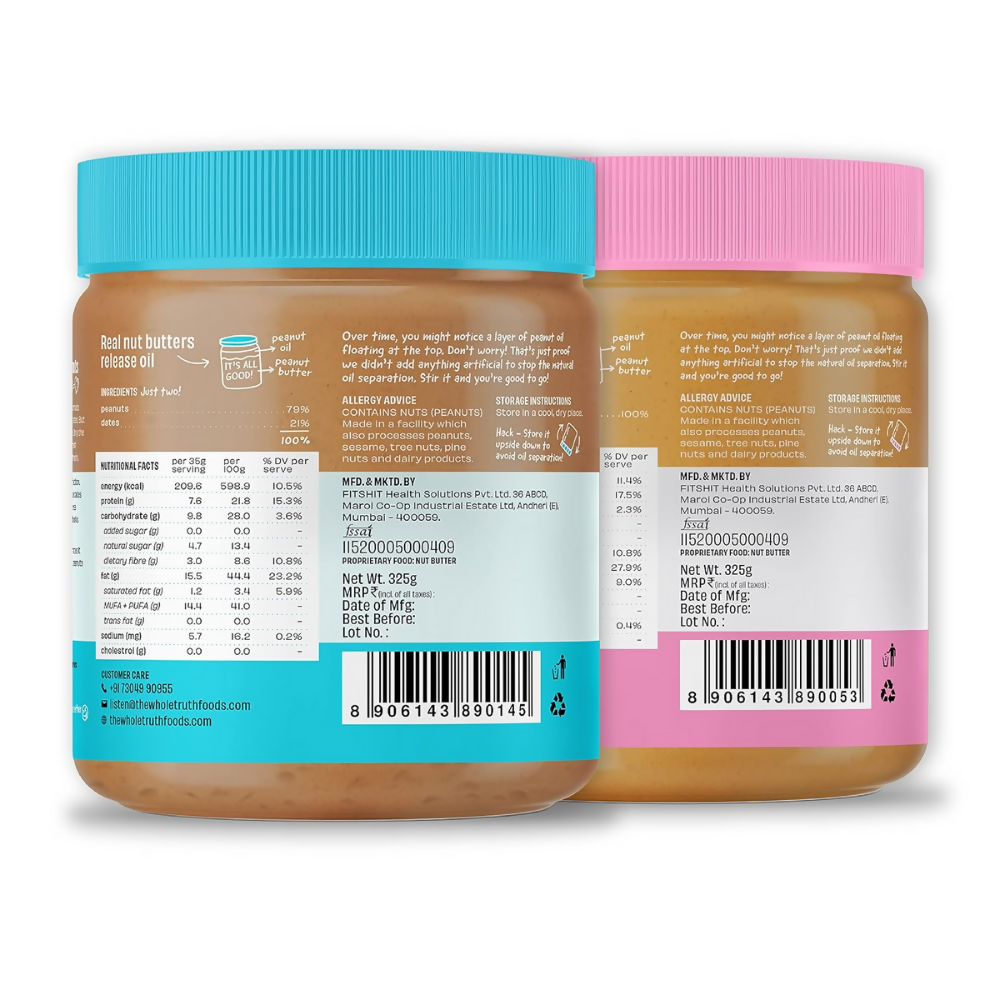 The Whole Truth Peanut Butter - Crunchy