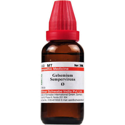 Dr. Willmar Schwabe India Gelsemium Sempervirens Mother Tincture Q - Limited Time Offer