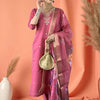 Indyancart SN Women's Embroidered Pure Cotton Straight Kurta With Pyjama & Dupatta