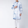 Men's Blue Pure Cotton Straight Kurta Pyjama Set