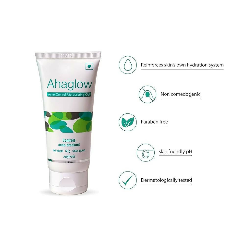 Ahaglow Acne Control Moisturizing Gel - Indyancart