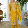 Dhiyona IE Women Ethnic Motifs Embroidered Kurta with Trousers & Dupatta
