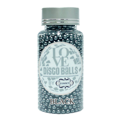 Confect Black Disco Balls Sprinkles 5 MM