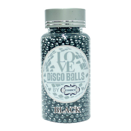 Confect Black Disco Balls Sprinkles 6 MM
