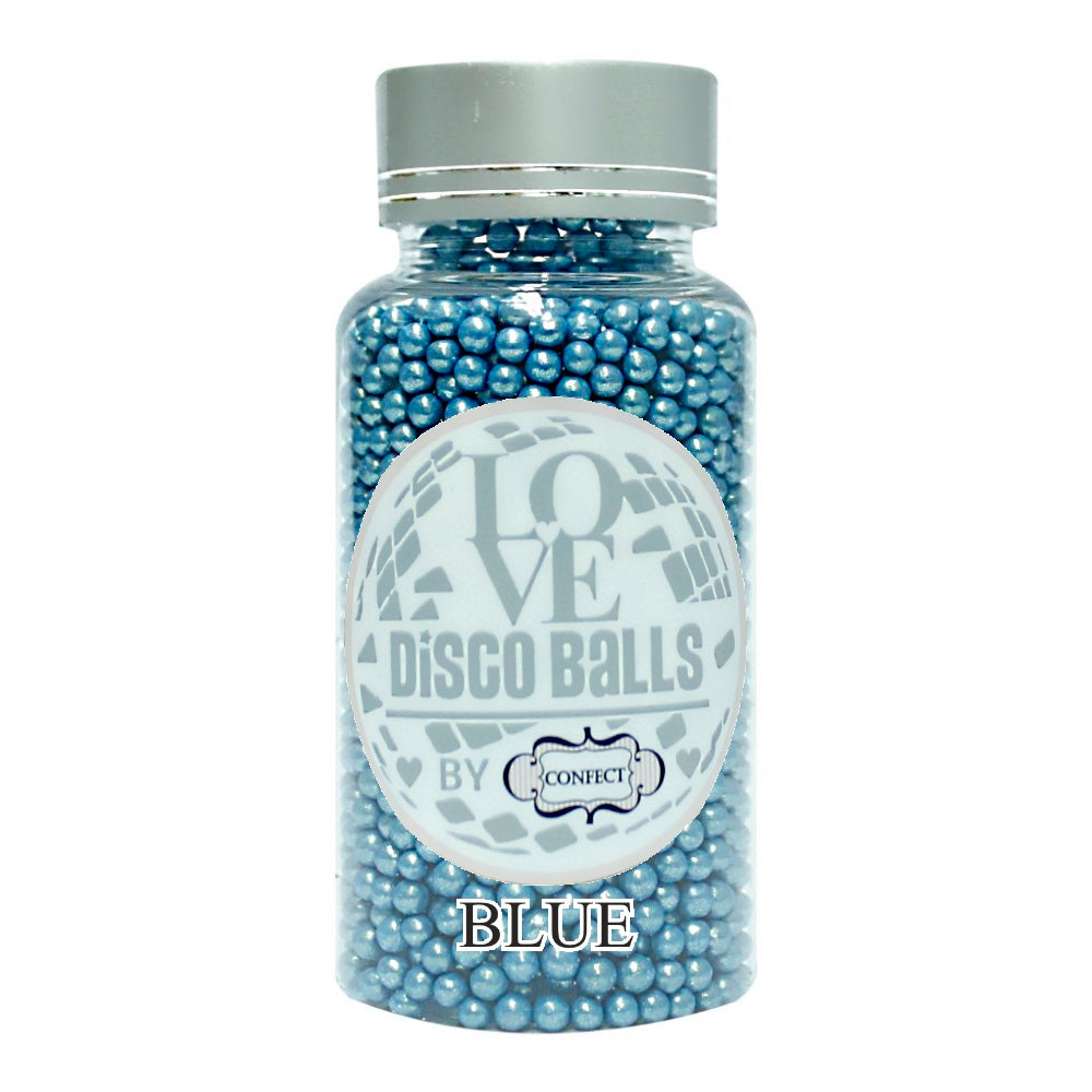 Confect Blue Disco Balls Sprinkles 3 MM