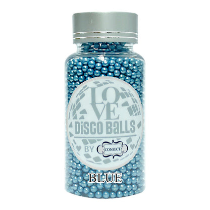 Confect Blue Disco Balls Sprinkles 3 MM