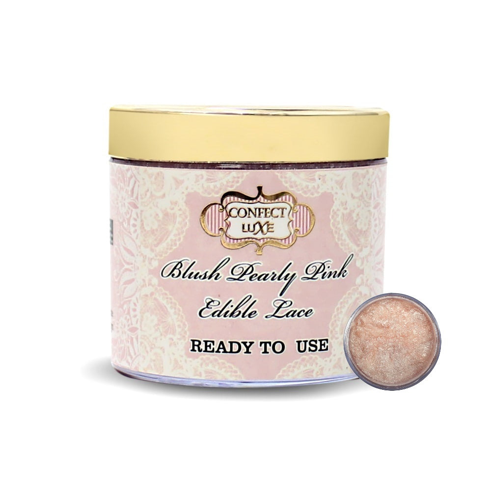 Confect Blush Pearly Pink | Edible Lace