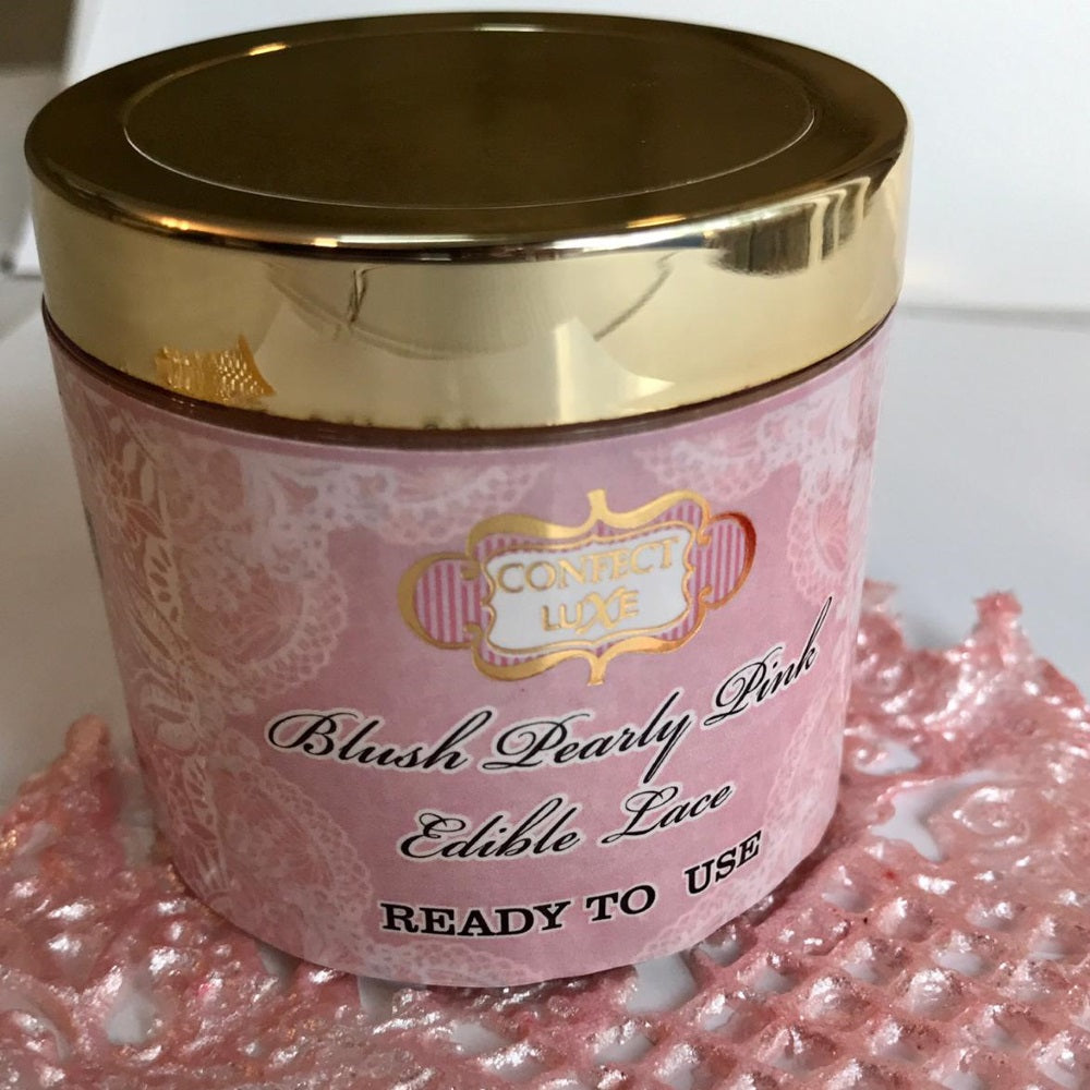 Confect Blush Pearly Pink | Edible Lace