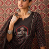 Dhiyona IE Floral Printed Pure Cotton Straight Kurta Trousers With Dupatta