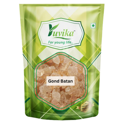 Yuvika Gond Batan (Gond Ladoo) made with wild Acacia Arabica gum, traditional Indian sweet with sesame and jaggery.